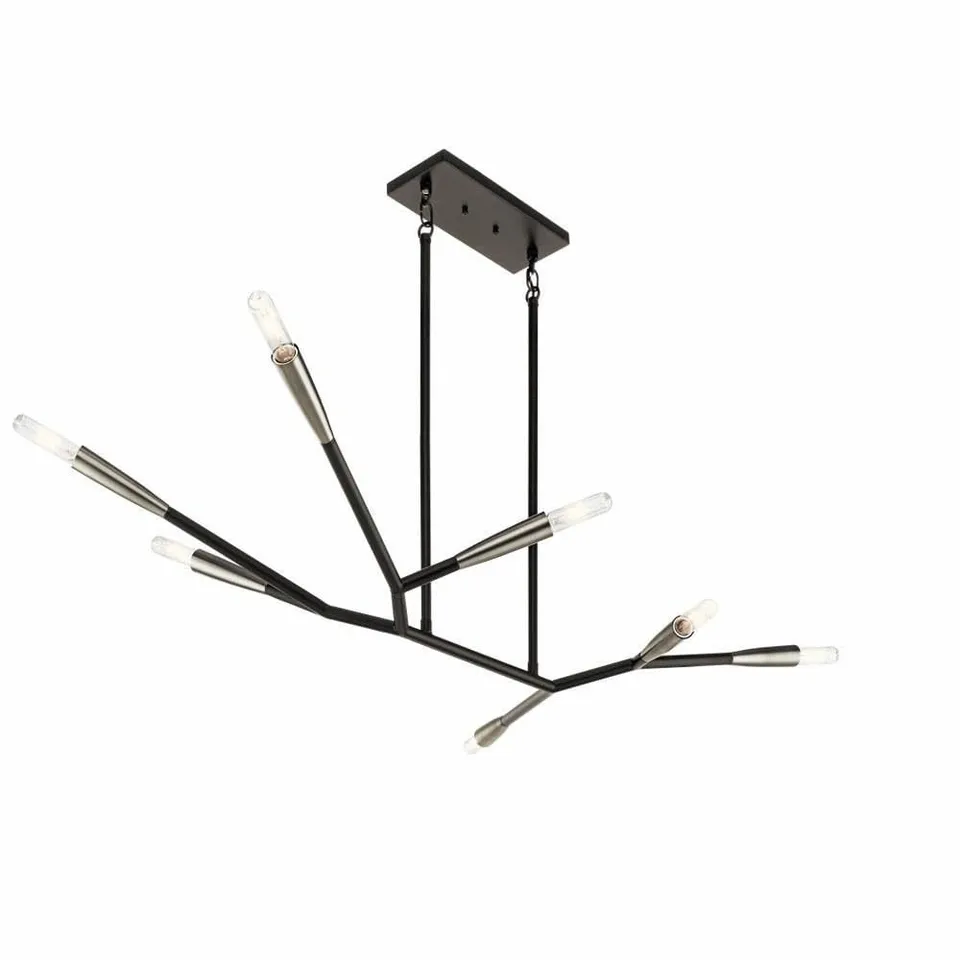 kichler-branches-19-75-7-light-linear-chandelier-in-black-with-antique-pewter-ac image 1