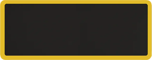 wellnessmats-supreme-anti-fatigue-mat-5-x-2-black-w-yellow-border image 1
