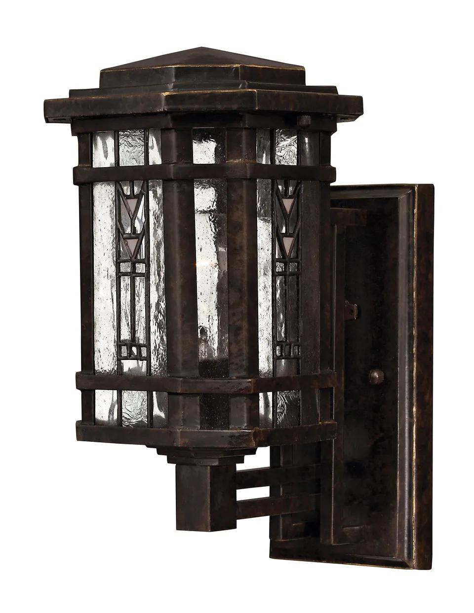 hinkley-tahoe-transitional-one-light-small-outdoor-wall-mount-regency-bronze image 1