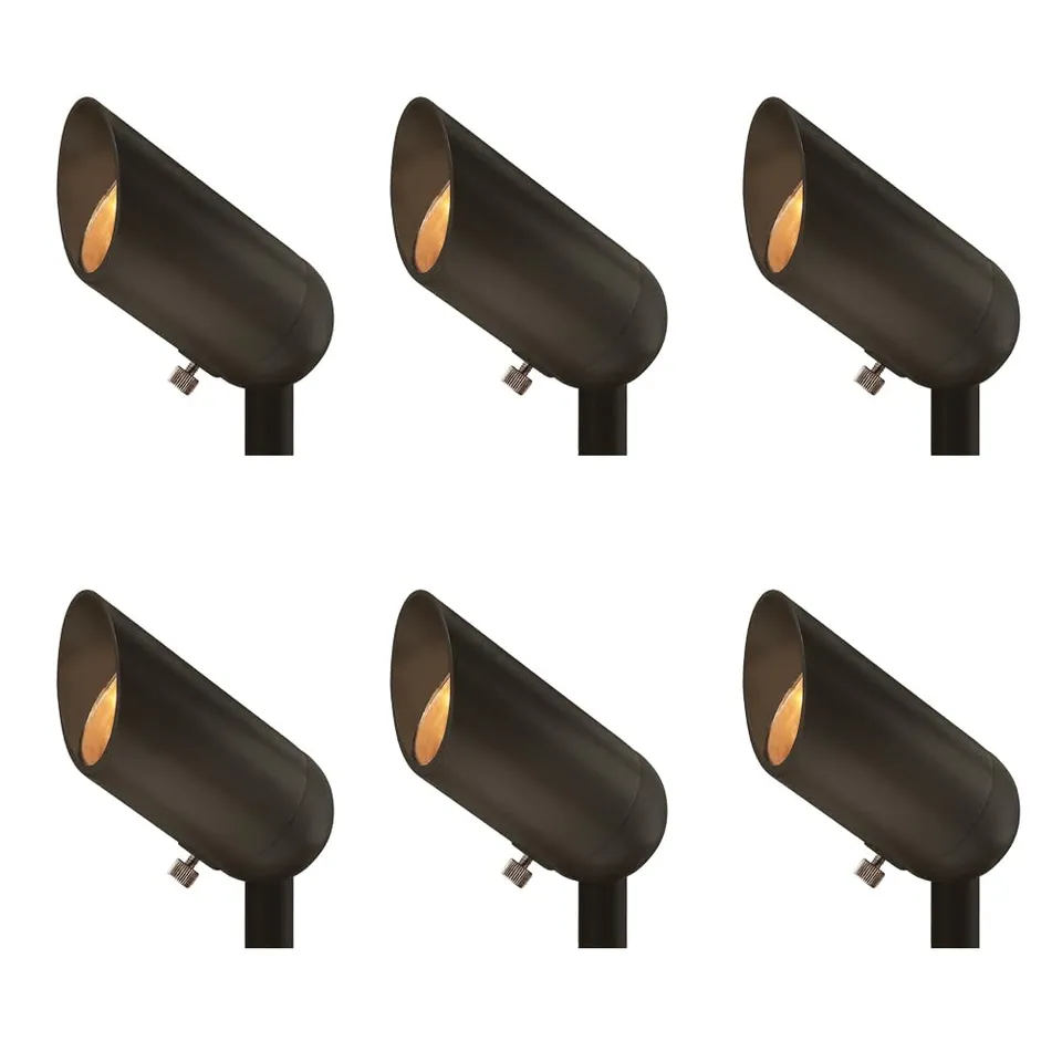 hinkley-1536bz-6-landscape-spot-light-6-pack-bronze-with-clear-lens-mr16-led-bul image 1