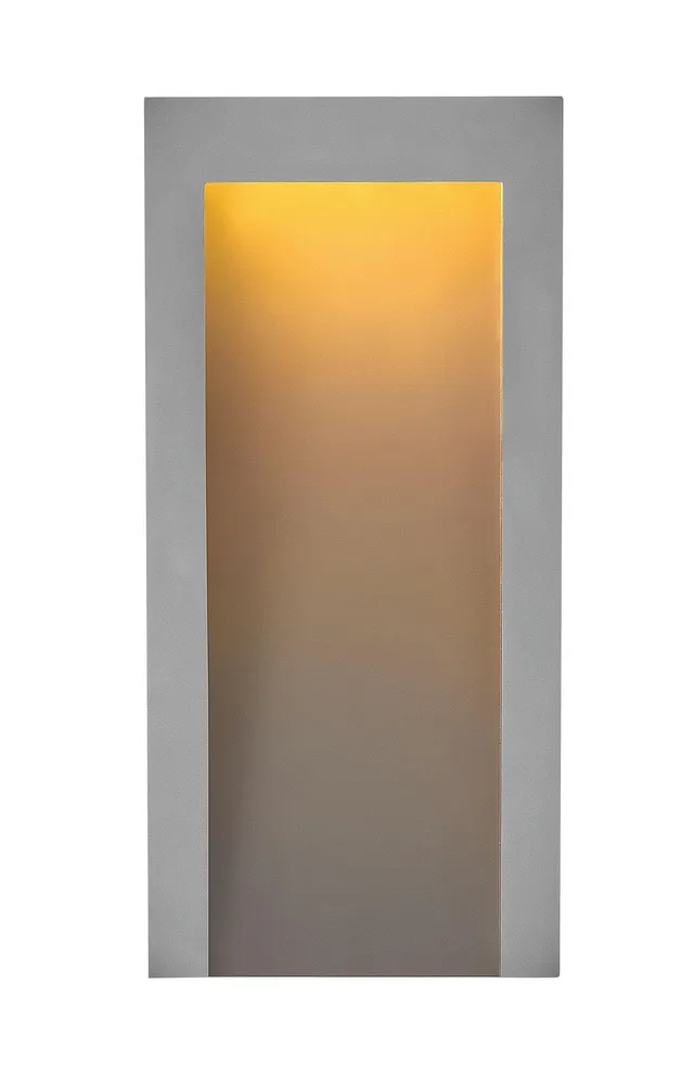 hinkley-taper-collection-15-1-light-integrated-led-outdoor-wall-mount-textured-g image 1