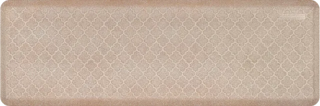 wellnessmats-granite-trellis-anti-fatigue-mat-6-x-2-sand image 1