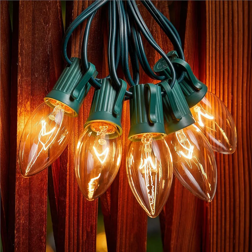 brightown-c9-christmas-string-lights-25ft-25-clear-bulbs-plug-in image 1