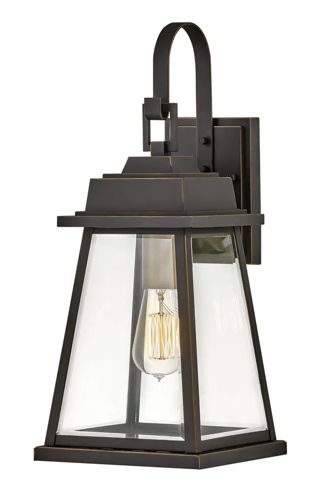 hinkley-bainbridge-collection-one-light-medium-outdoor-wall-mount-oil-rubbed-bro image 1