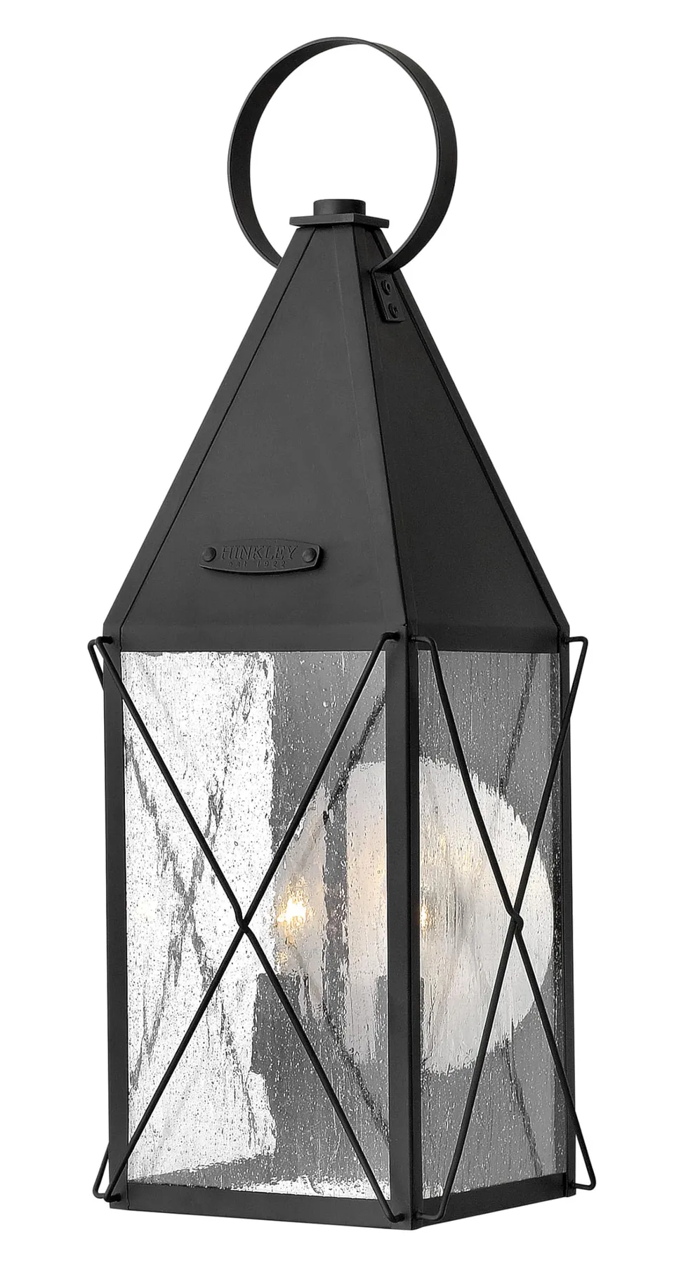 hinkley-york-1844bk-two-light-outdoor-wall-lantern-black-finish-traditional-styl image 1