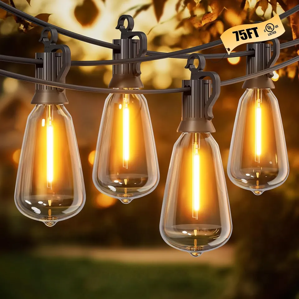 brightown-75ft-22-2-shatterproof-edison-led-lights-outdoor-ip65-waterproof-light image 1