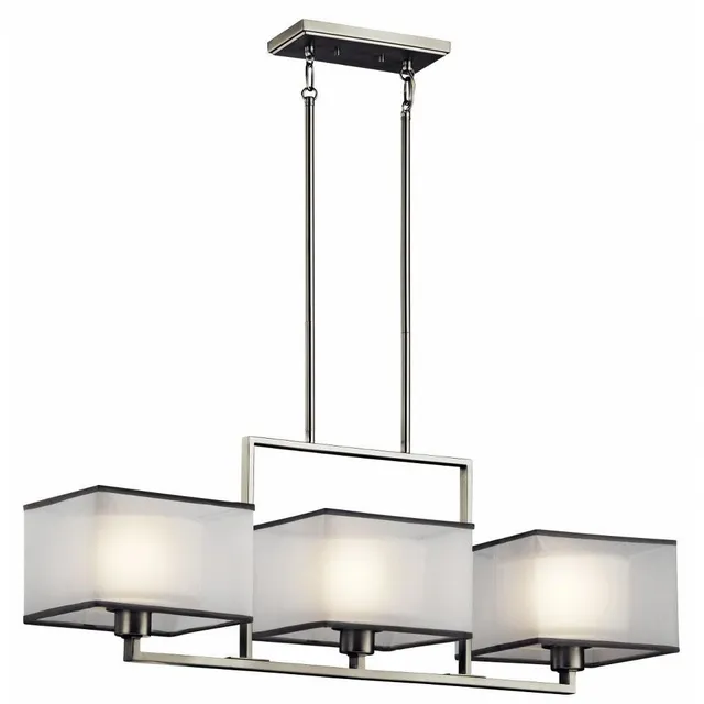 kichler-kailey-3-light-linear-chandelier-in-brushed-nickel-model-43437ni-with-or image 1