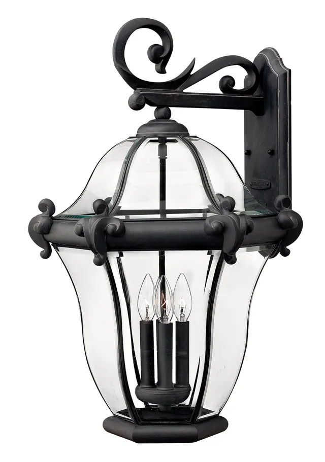hinkley-san-clemente-traditional-four-light-extra-large-outdoor-wall-mount-in-mu image 1