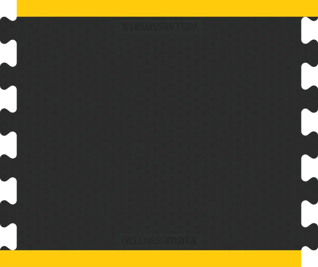 wellnessmats-connect-center-32-x-36-anti-fatigue-mat-black-with-yellow-safety-ed image 1