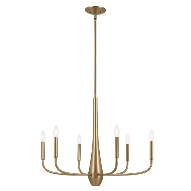 kichler-deela-6-light-chandelier-in-champagne-bronze-52525cpz image 1