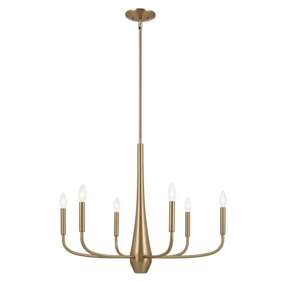 kichler-deela-6-light-chandelier-in-champagne-bronze-52525cpz image 1