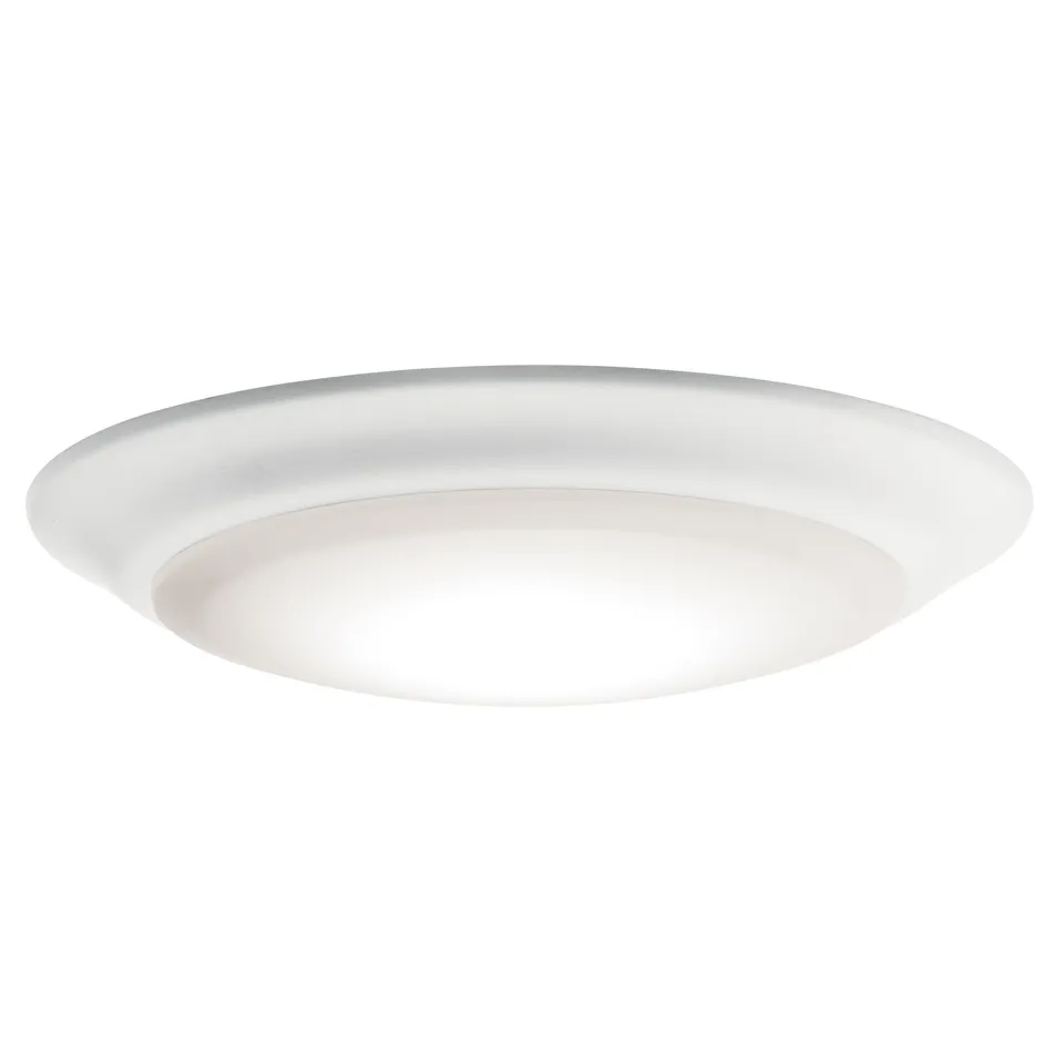 kichler-gen-1-led-downlight-flush-mount-ceiling-light-white-3000k-7-5-inch-43846 image 1