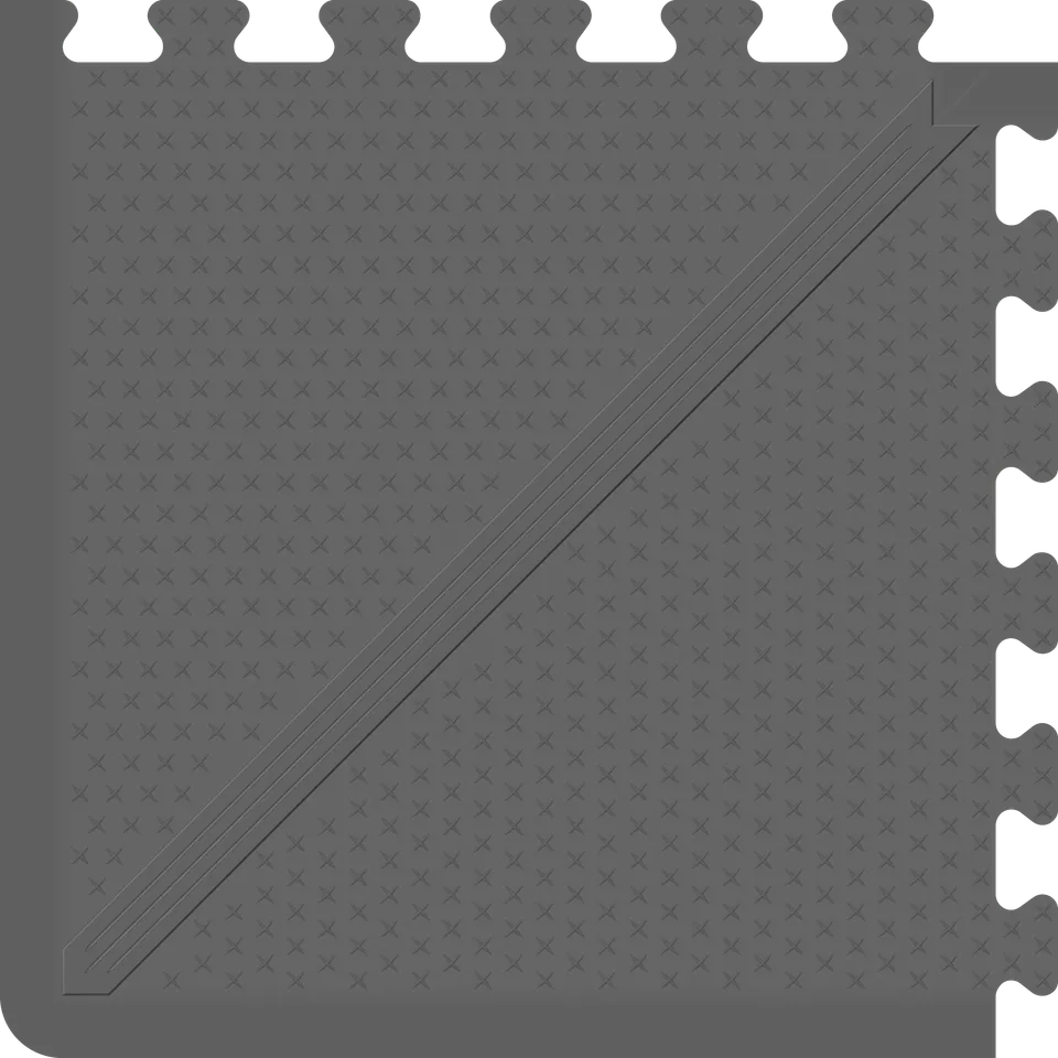 wellnessmats-connect-corner-34-x-34-gray image 1