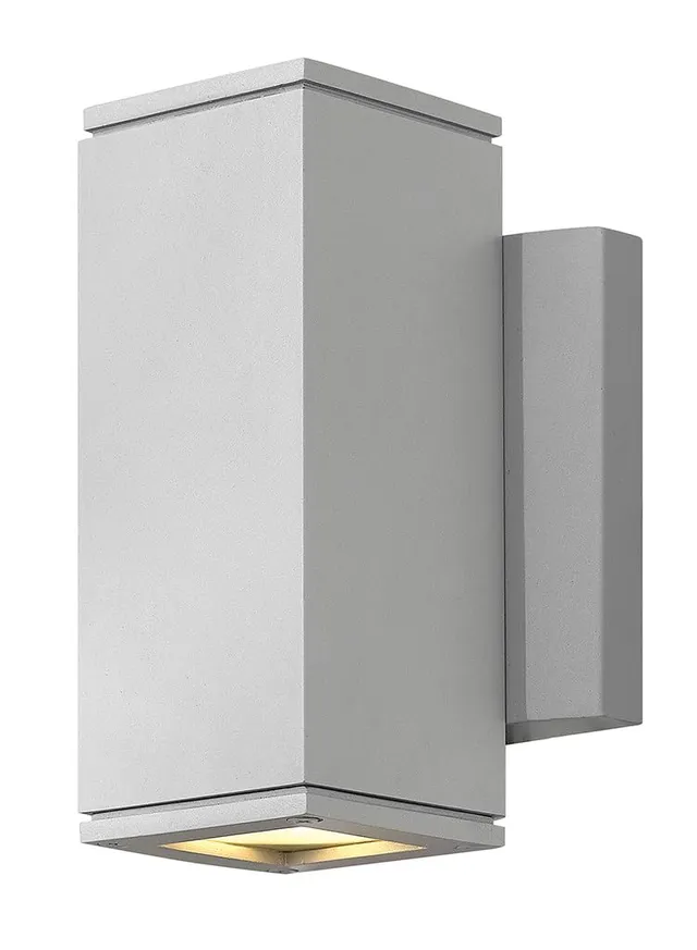 hinkley-kore-7-5-one-light-5w-integrated-led-outdoor-square-small-wall-mount-tit image 1