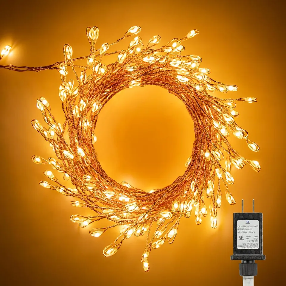 brightown-10ft-200-led-copper-wire-firecracker-fairy-string-lights-warm-white-pl image 1