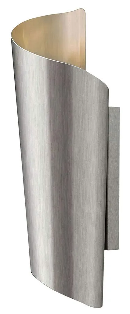 hinkley-surf-collection-2354ss-two-light-outdoor-wall-mount-stainless-steel image 1