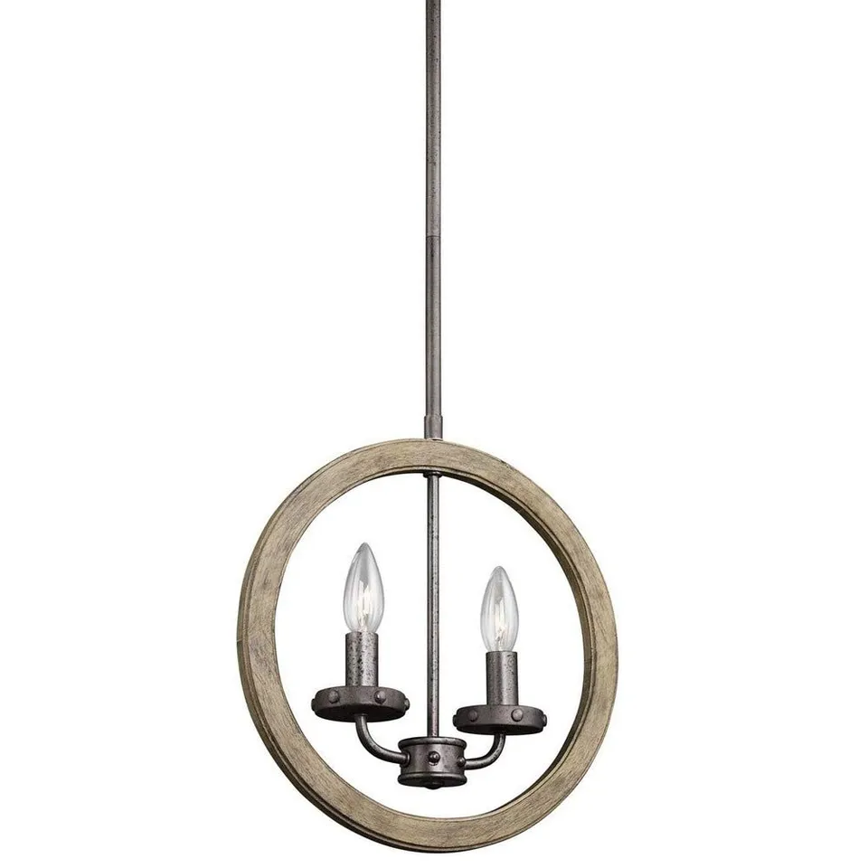 kichler-evan-43328dag-mini-pendant-wall-2-light-in-distressed-antique-gray image 1