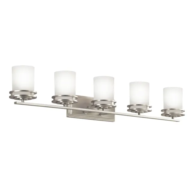 kichler-hendrik-5-light-vanity-light-brushed-nickel-5085ni-modern-bathroom-light image 1