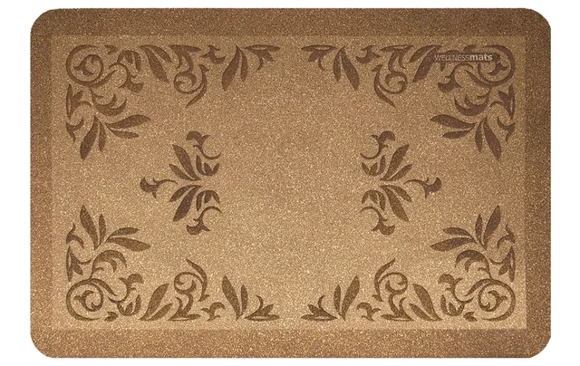 wellnessmats-heirloom-collection-3-x-2-anti-fatigue-mat-granite-gold-gently-used image 1