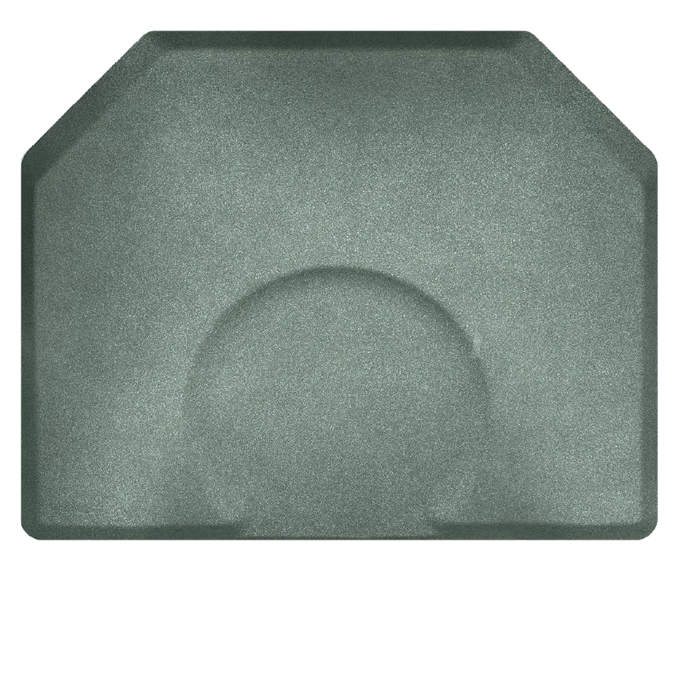 wellnessmats-salon-rectangle-anti-fatigue-mat-4-x-5-sage-w-cart-path image 1