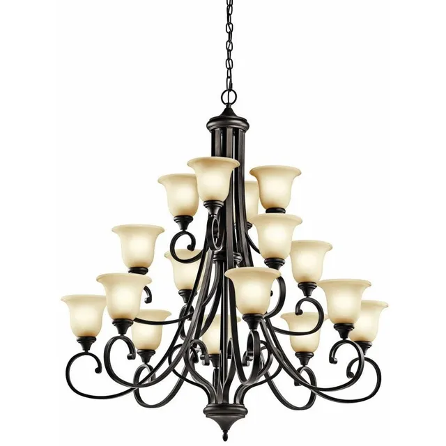 kichler-monroe-48-16-light-3-tier-chandelier-olde-bronze-finish-with-light-umber image 1