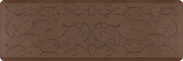 wellnessmats-bella-6-x-2-antique-light-anti-fatigue-mat-elegant-and-supportive image 1
