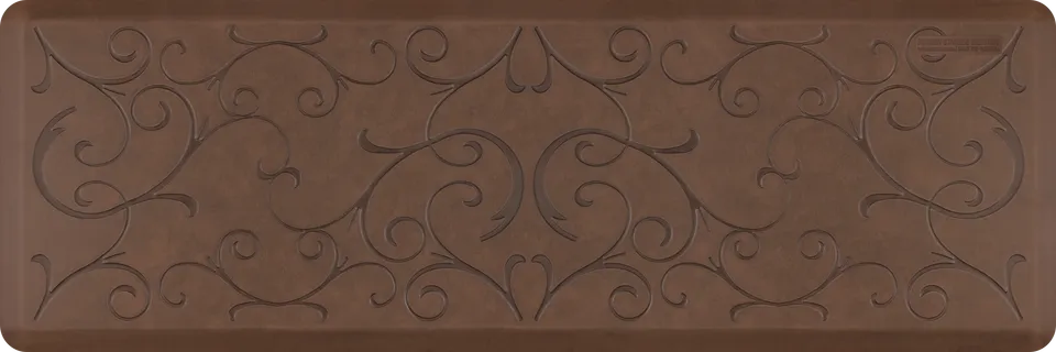 wellnessmats-bella-6-x-2-antique-light-anti-fatigue-mat-elegant-and-supportive image 1