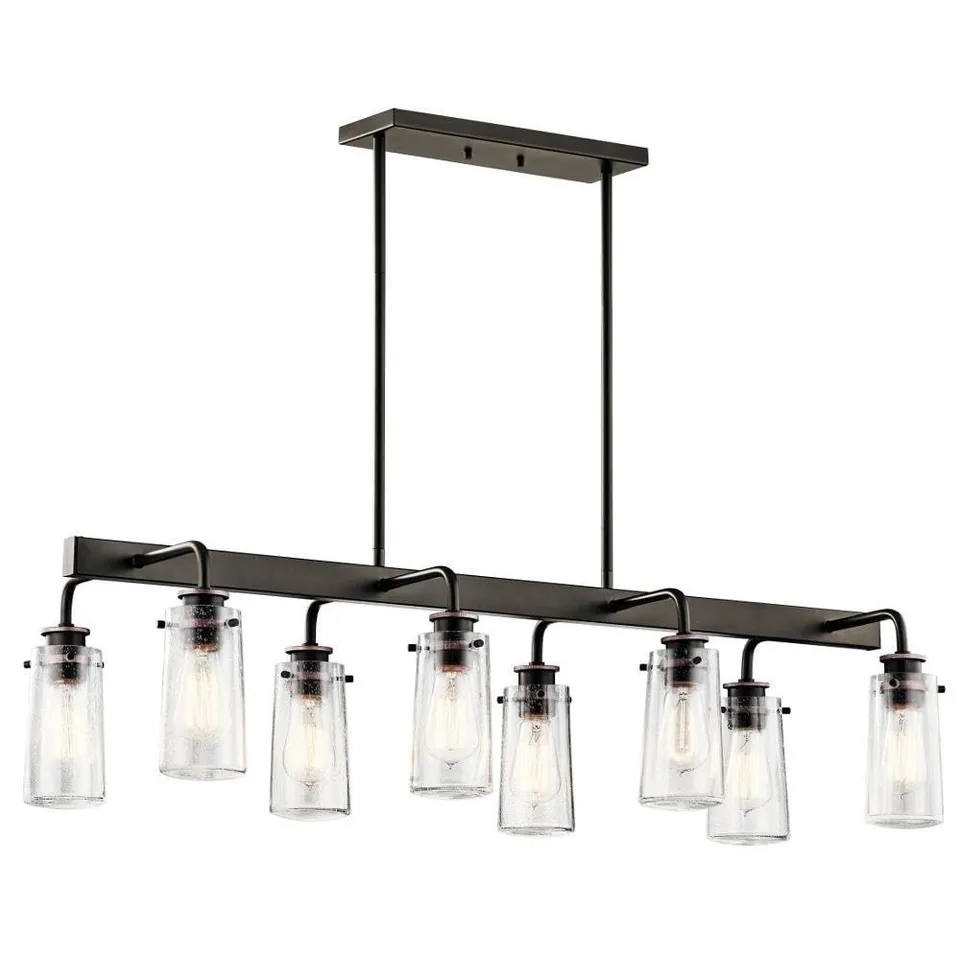 kichler-braelyn-8-light-linear-chandelier-43457oz-olde-bronze image 1