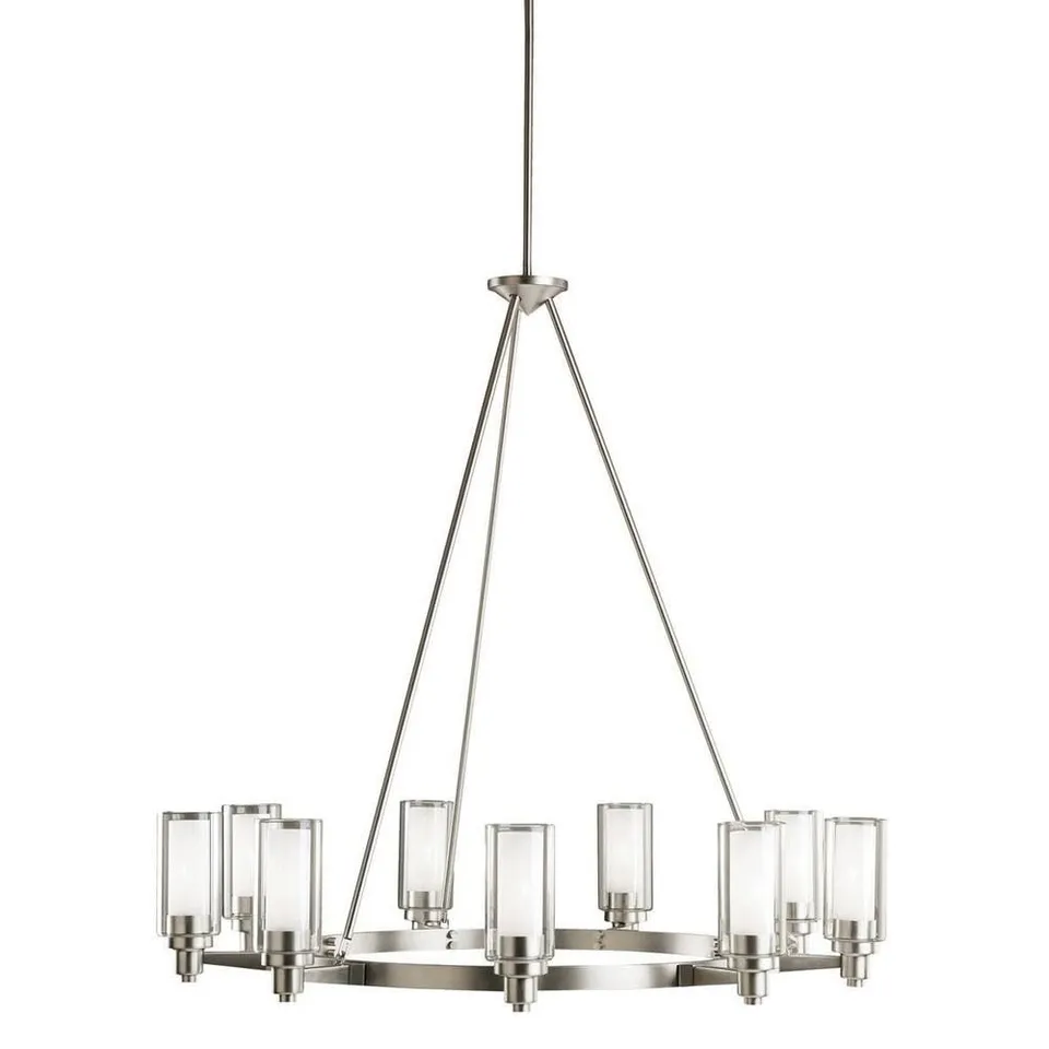 kichler-circolo-9-light-round-chandelier-brushed-nickel-globe-inspired-modern-ch image 1