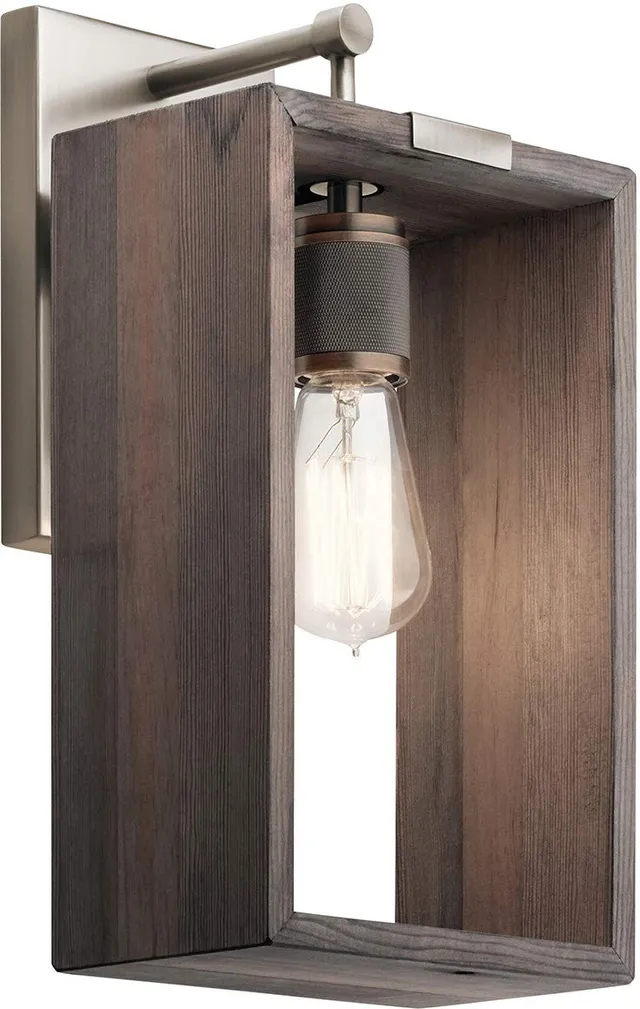 kichler-industrial-frames-44218clp-one-light-wall-sconce-classic-pewter image 1