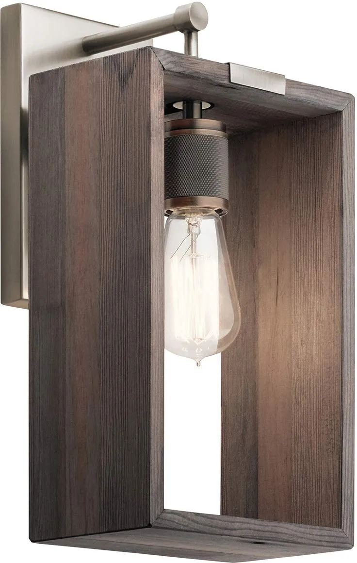 kichler-industrial-frames-44218clp-one-light-wall-sconce-classic-pewter image 1