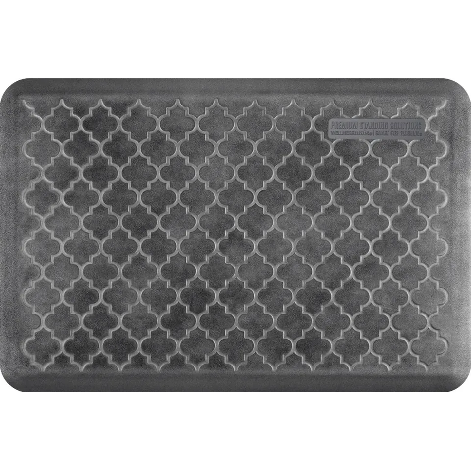 wellnessmats-trellis-3-x-2-anti-fatigue-mat-onyx image 1