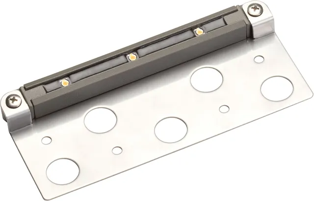 kichler-15745gry30-led-hardscape-light-with-bracket image 1