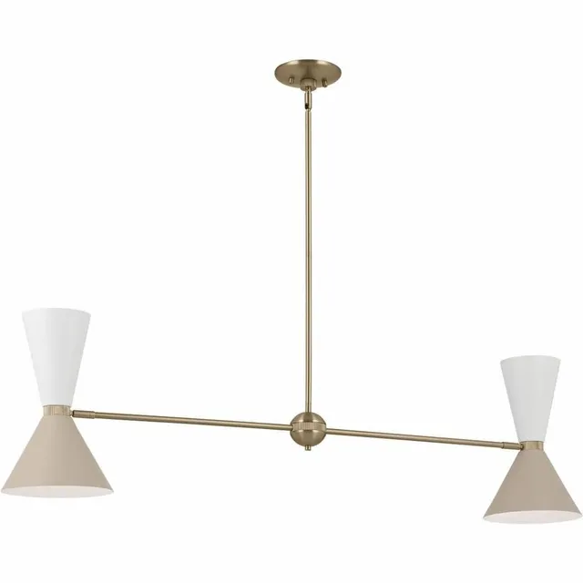 kichler-phix-4-light-linear-chandelier-champagne-bronze-mid-century-linear-chand image 1