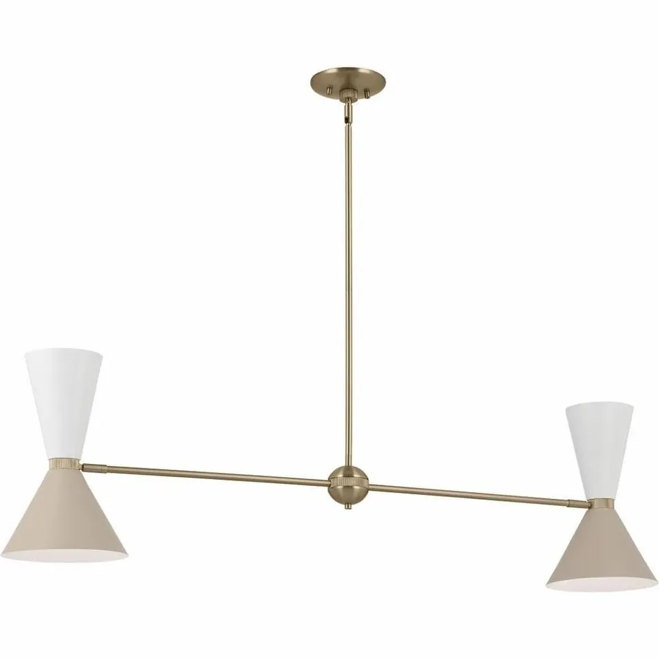 kichler-phix-4-light-linear-chandelier-champagne-bronze-mid-century-linear-chand image 1