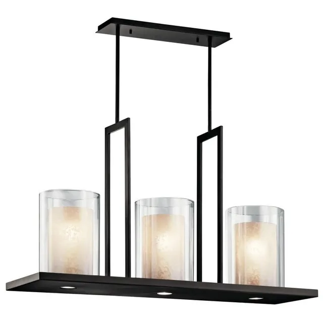kichler-triad-40-6-light-linear-chandelier-with-uplights-and-downlights-olde-bro image 1