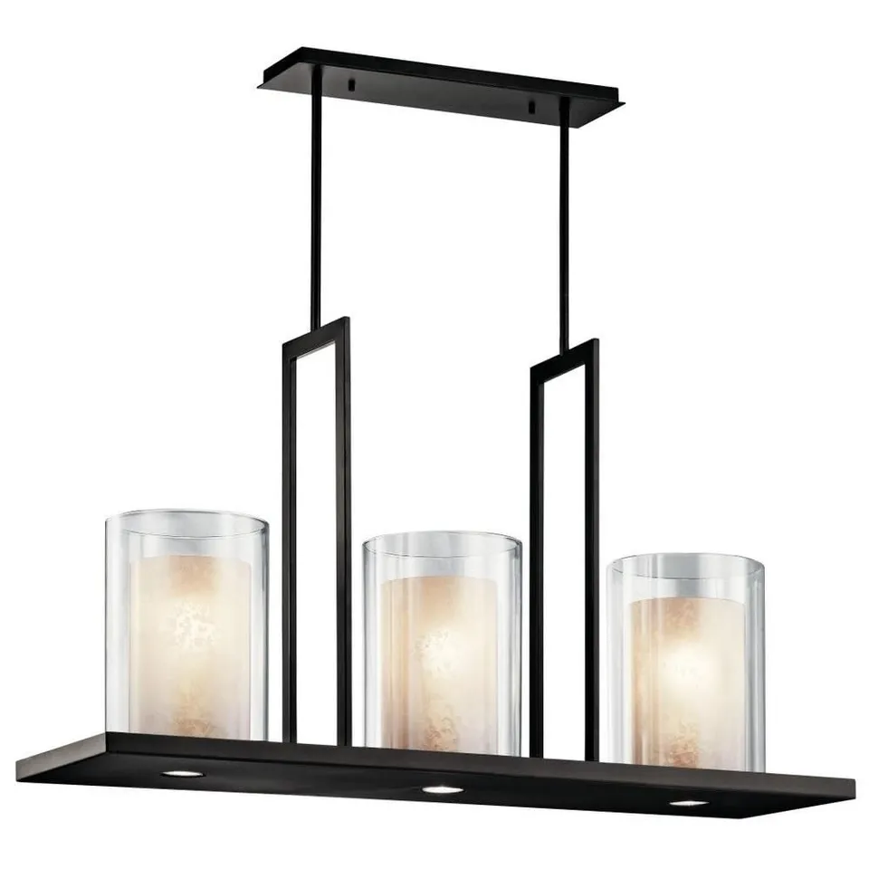 kichler-triad-40-6-light-linear-chandelier-with-uplights-and-downlights-olde-bro image 1