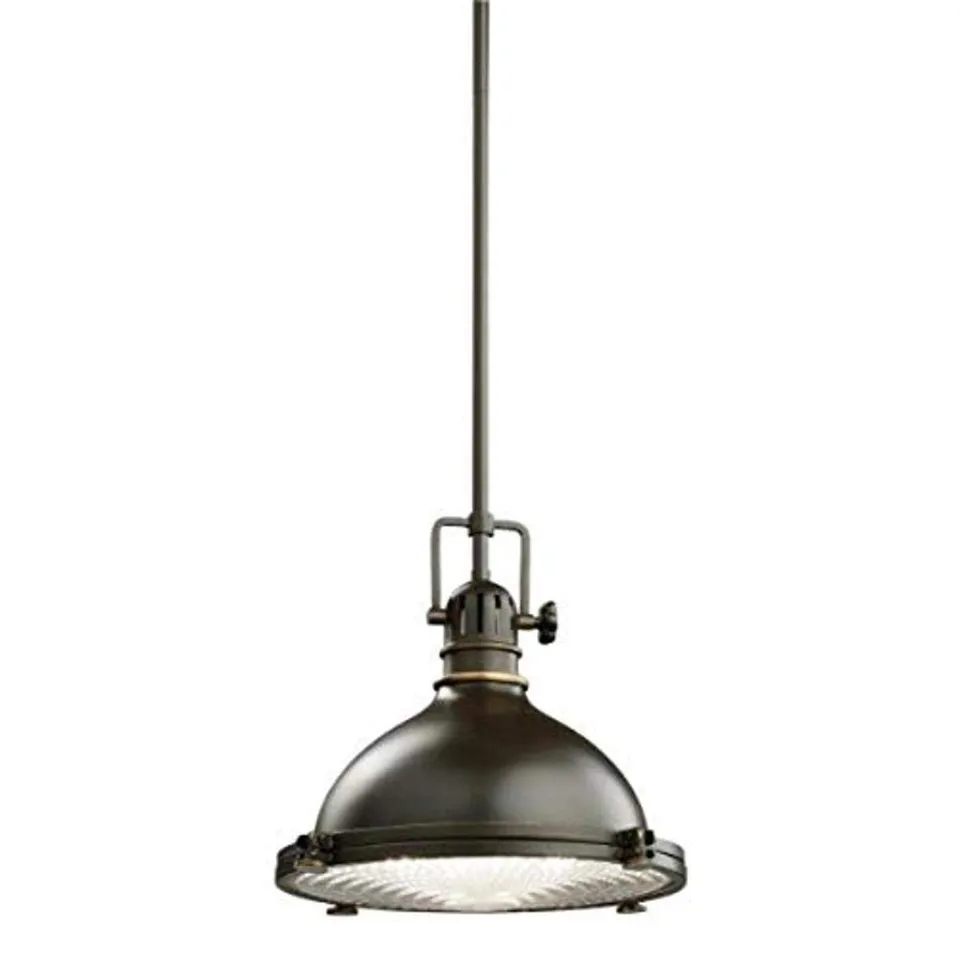 kichler-hatteras-bay-pendant-light-in-olde-bronze-with-clear-fresnel-lens-model- image 1