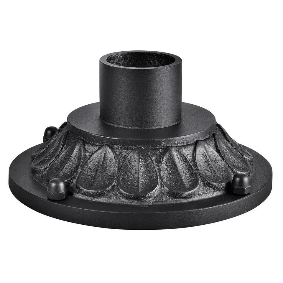 kichler-9540bkt-pier-mount-accessory-textured-black-10-x-4-75-cast-aluminum image 1