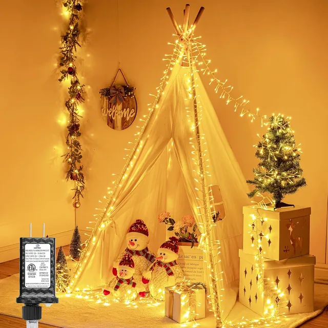 brightown-25ft-500-led-cluster-firecracker-string-lights-with-timer-and-12-modes image 1
