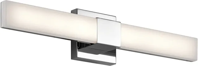 kichler-elan-neltev-24-led-wall-sconce-chrome-white-acrylic-downlight image 1
