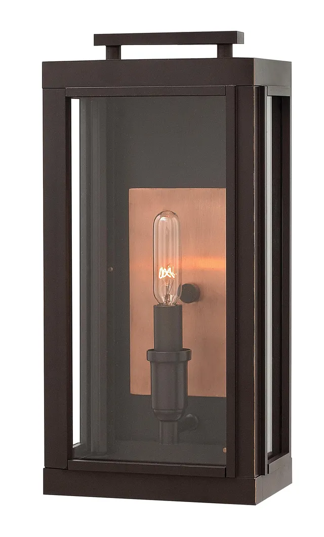 hinkley-sutcliffe-one-light-4w-led-outdoor-small-wall-sconce-oil-rubbed-bronze image 1