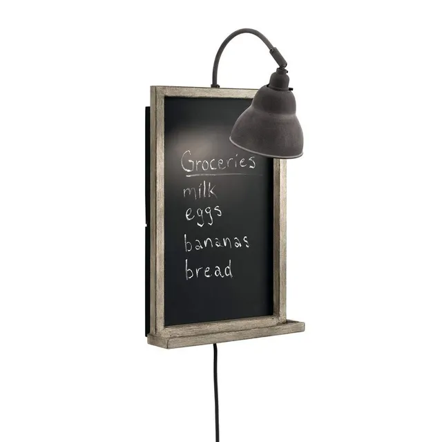 kichler-44015wzc-chalkboard-wall-sconce-with-gooseneck-light-olde-bronze-24-inch image 1