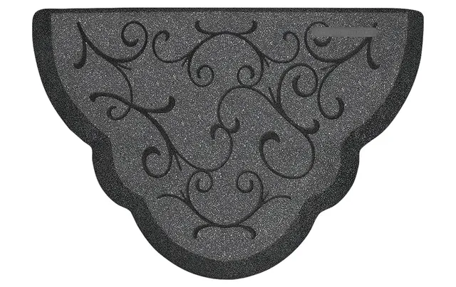 wellnessmats-scalloped-bella-32-x-22-granite-steel-anti-fatigue-mat-gently-used image 1