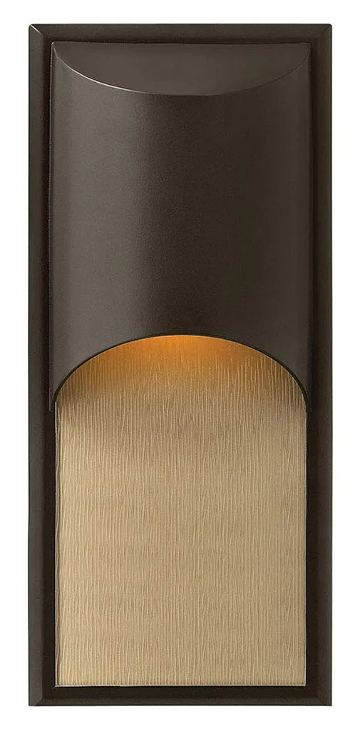 hinkley-1834bz-led-cascade-collection-one-light-wall-mount-bronze-finish-integra image 1