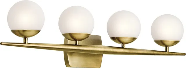 kichler-jasper-4-light-bathroom-vanity-light-in-natural-brass-with-satin-etched- image 1