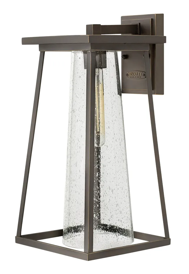 hinkley-burke-single-light-wall-mount-outdoor-lantern-oil-rubbed-bronze-finish image 1