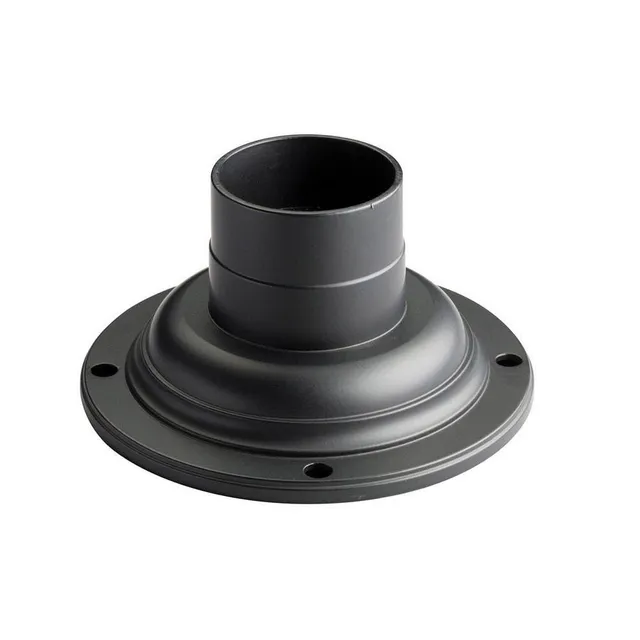 kichler-outdoor-pedestal-adapter-for-walls-and-fences-black-cast-aluminum-9530bk image 1