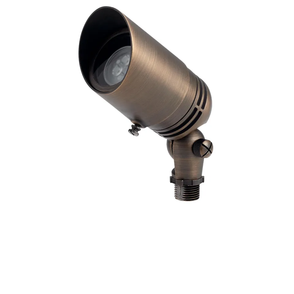 kichler-15485cbr-low-voltage-landscape-spotlight-centennial-brass image 1