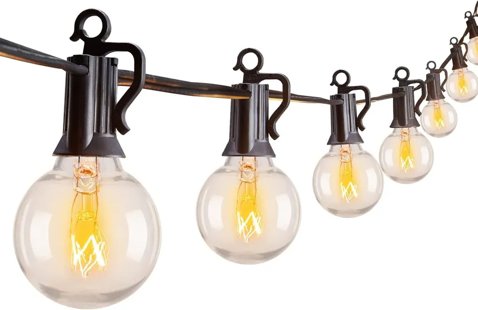 brightown-30ft-plug-in-g40-led-string-lights-with-25-edison-bulbs-for-patio-gard image 1